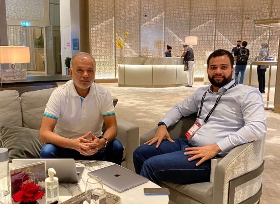 With our client Akounto, Dubai